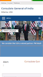 Mobile Screenshot of indianconsulateatlanta.org